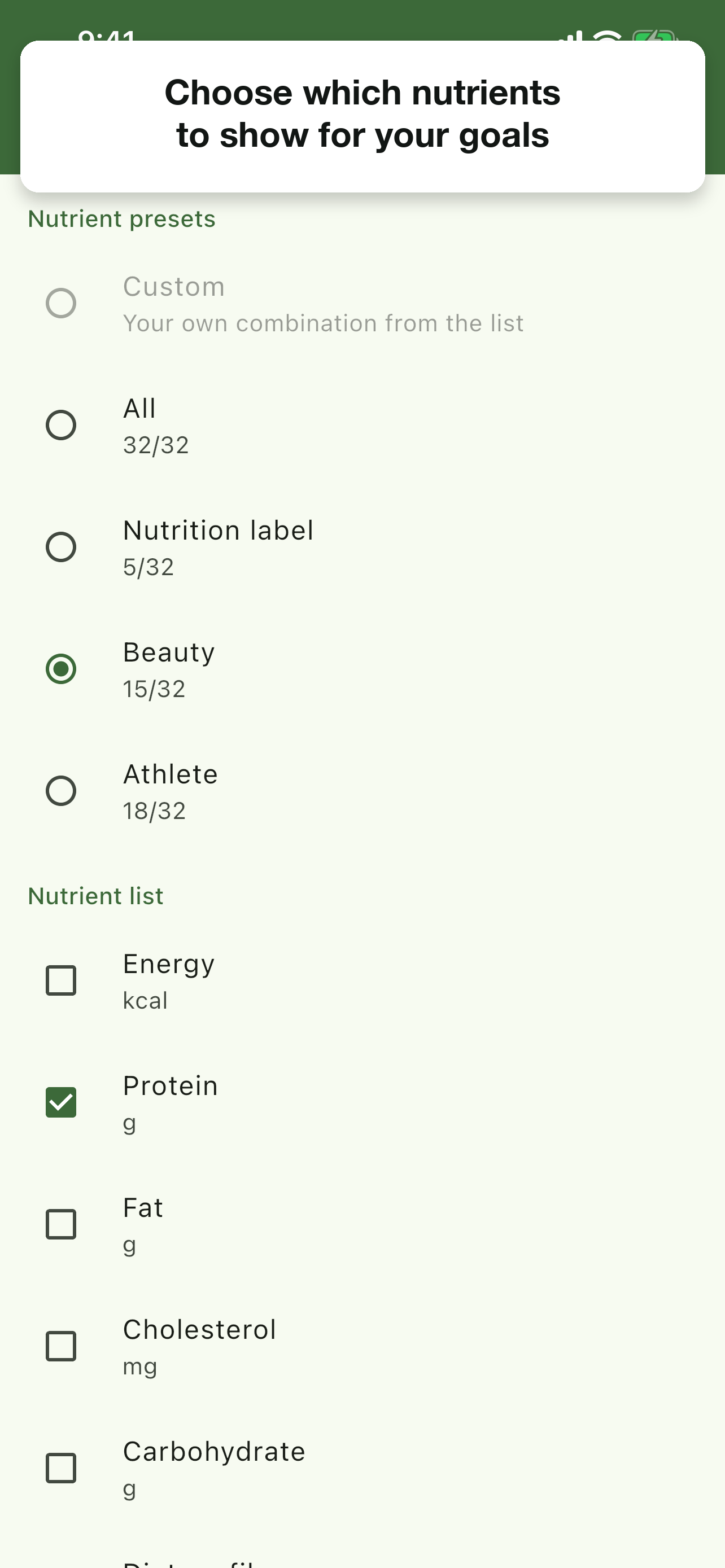 Presets for labels, beauty, and athletes